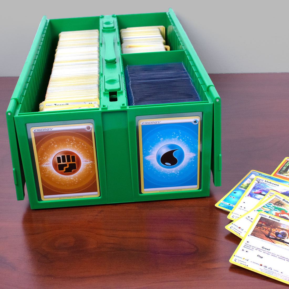 BCW Collectible Card Bin Holds 1600 Cards Green
