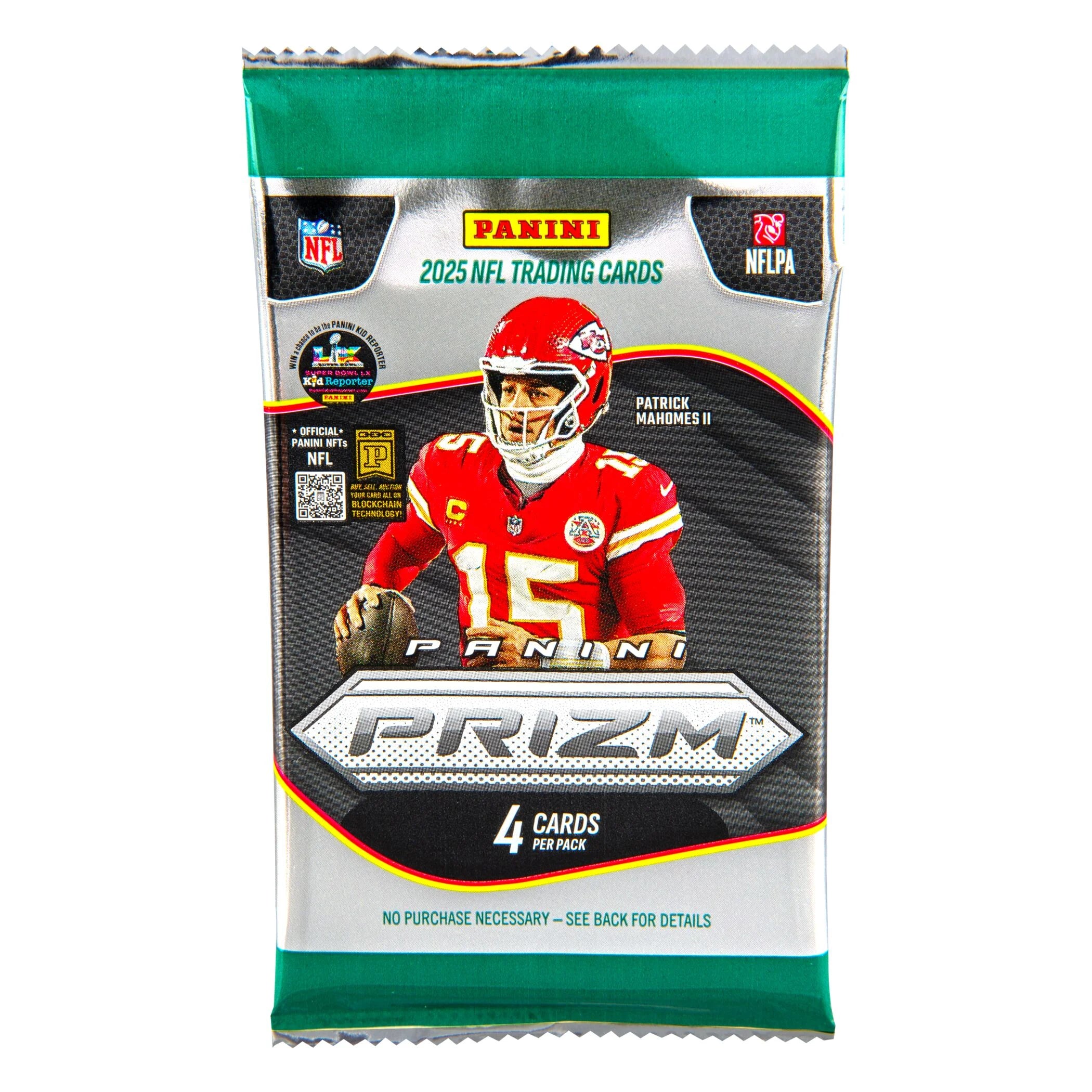 2025 Prizm Football Trading Cards Blaster Box