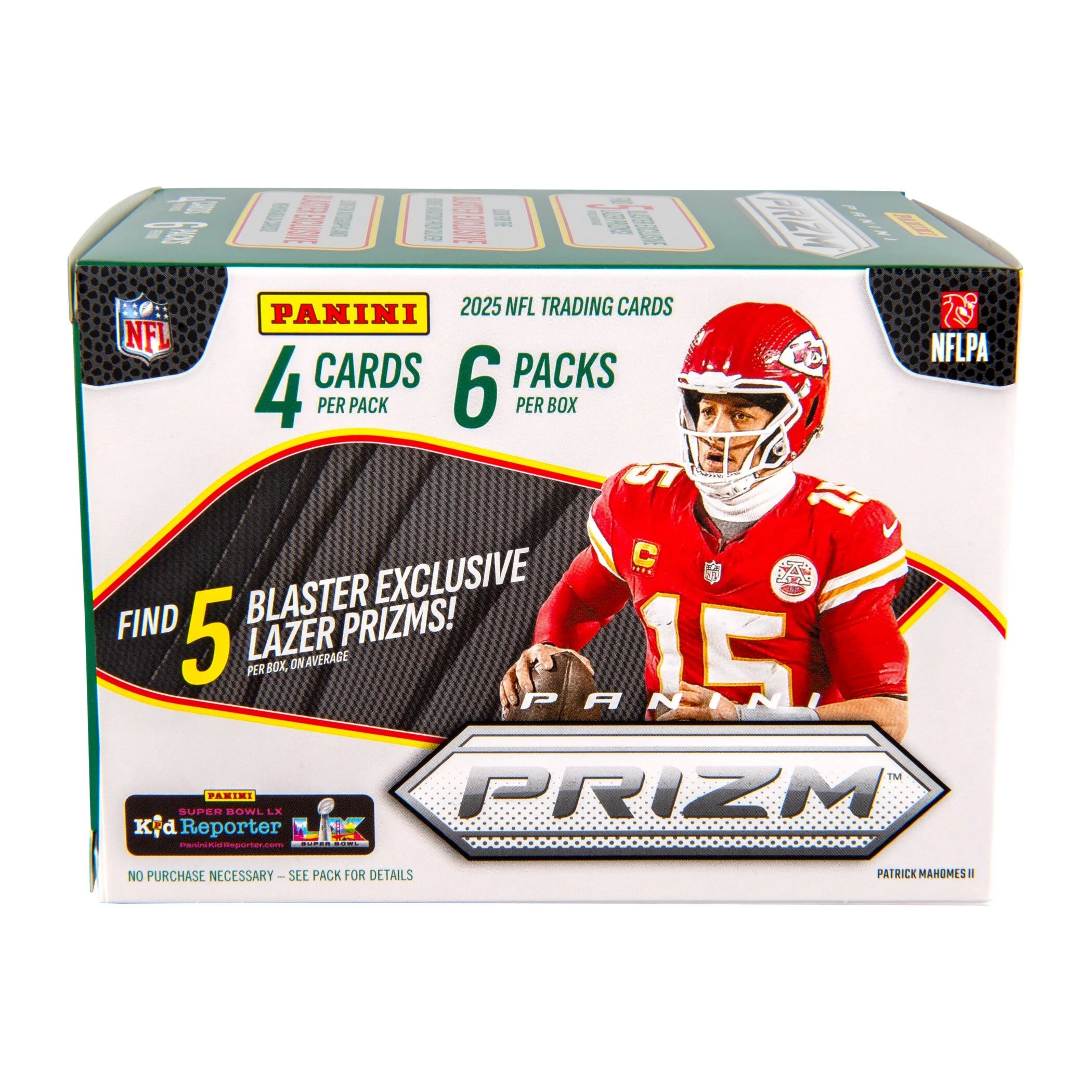 2025 Prizm Football Trading Cards Blaster Box