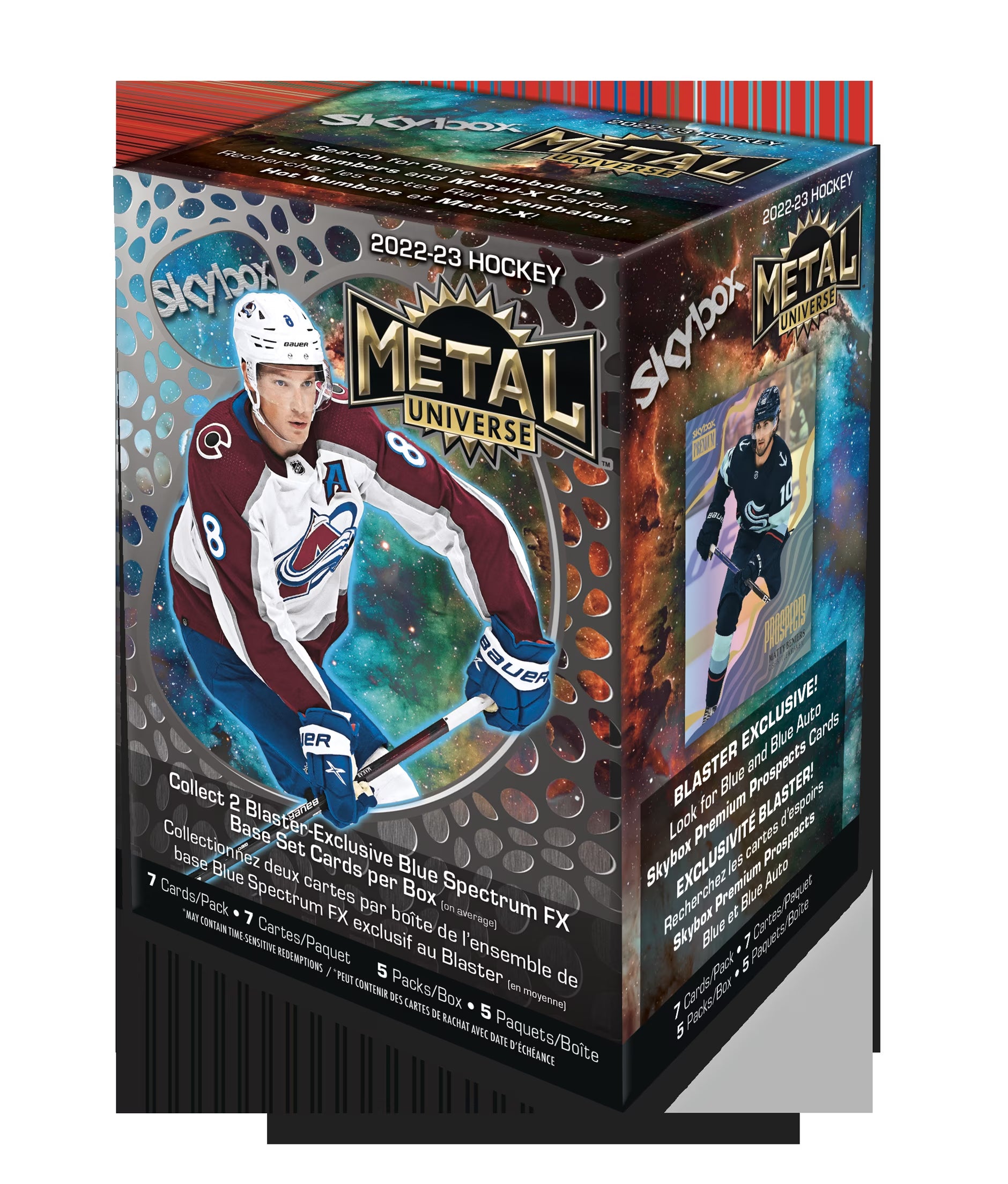 2022-23 Skybox Metal Universe Hockey Trading Cards Blaster Box