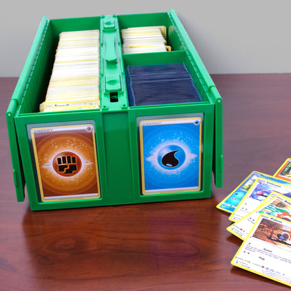BCW Collectible Card Bin Holds 1600 Cards Green