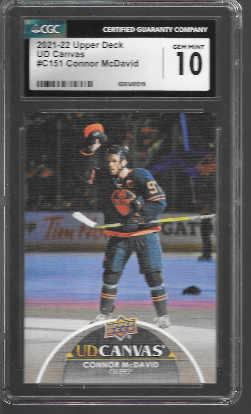2021/22 Upper Deck Connor McDavid UD Canvas Oilers 