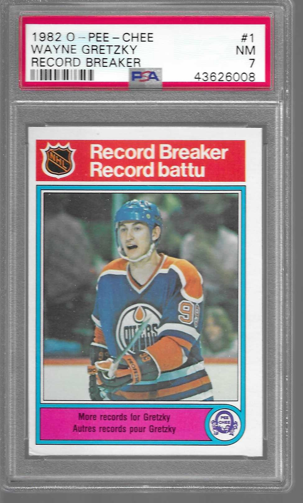 1982-83 OPC O PEE CHEE WAYNE GRETZKY 