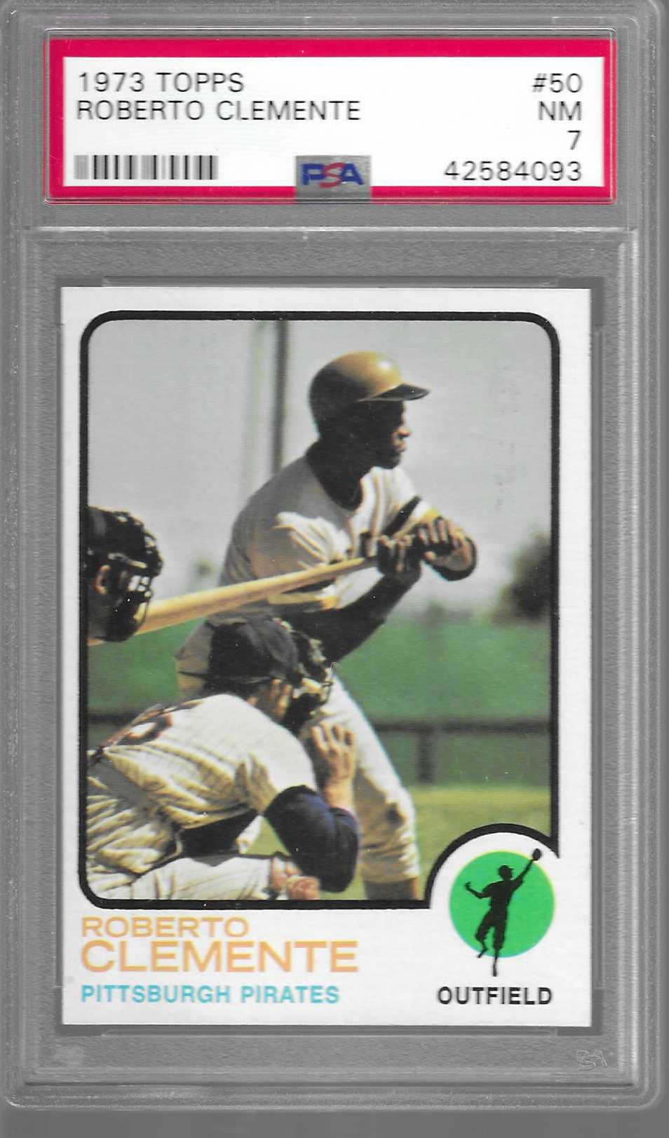1973 Topps Baseball Card ROBERTO CLEMENTE Pittsburgh Pirates