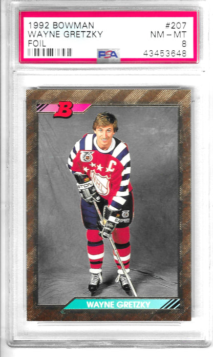 1992 Bowman Wayne Gretzky Foil Card 