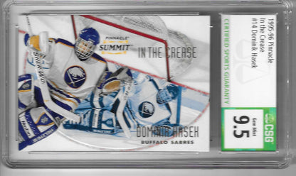 1996-97 Pinnacle Summit in the Crease /6000 Dominik Hasek 