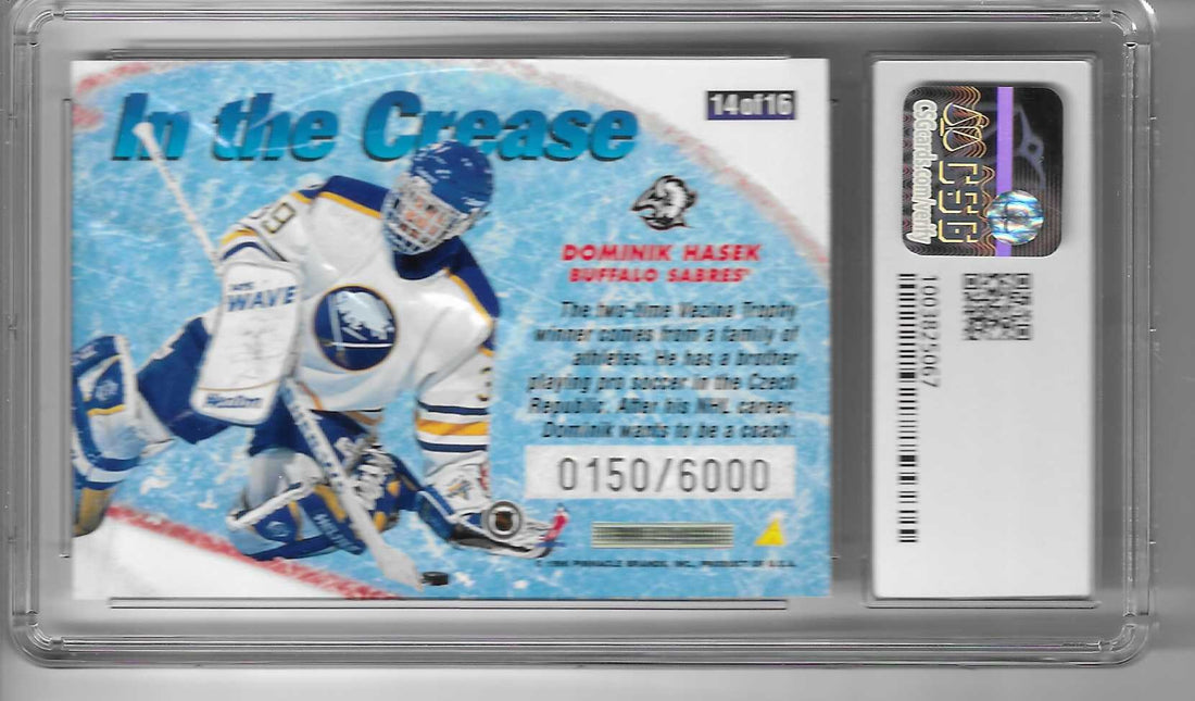 1996-97 Pinnacle Summit in the Crease /6000 Dominik Hasek 