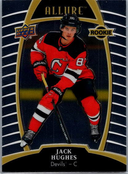 2019/20 Upper Deck Allure Jack Hughes Rookie Card 