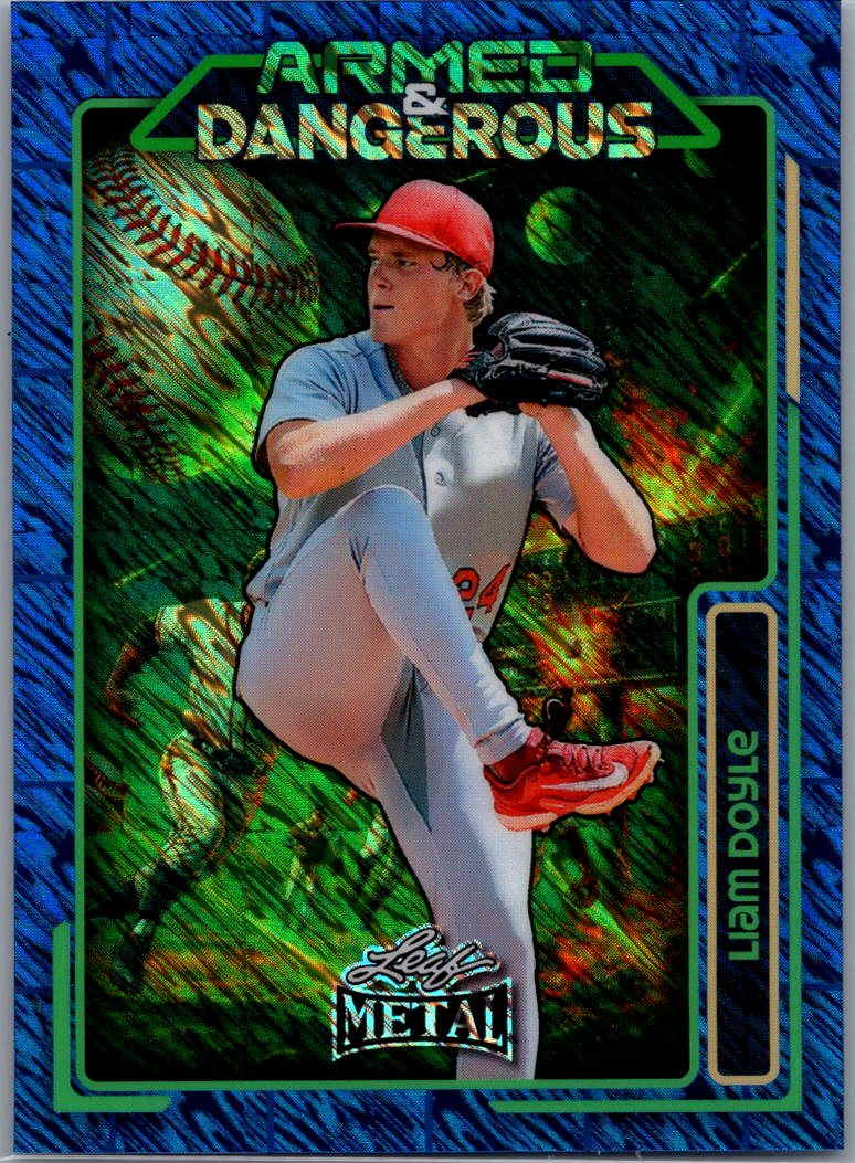 2026 Leaf Metal Baseball Liam Doyle Armed & Dangerous Pre Production 1/1