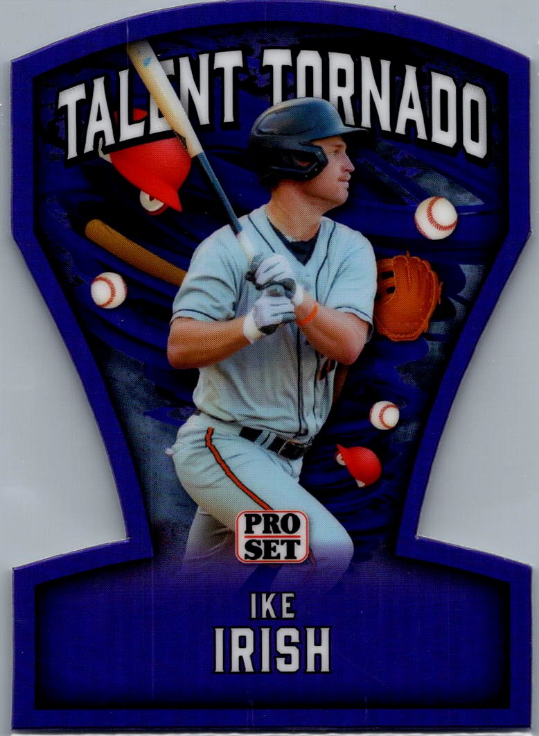 Ike Irish 2026 Pro Set Purple Talent Tornado Die Cut 7