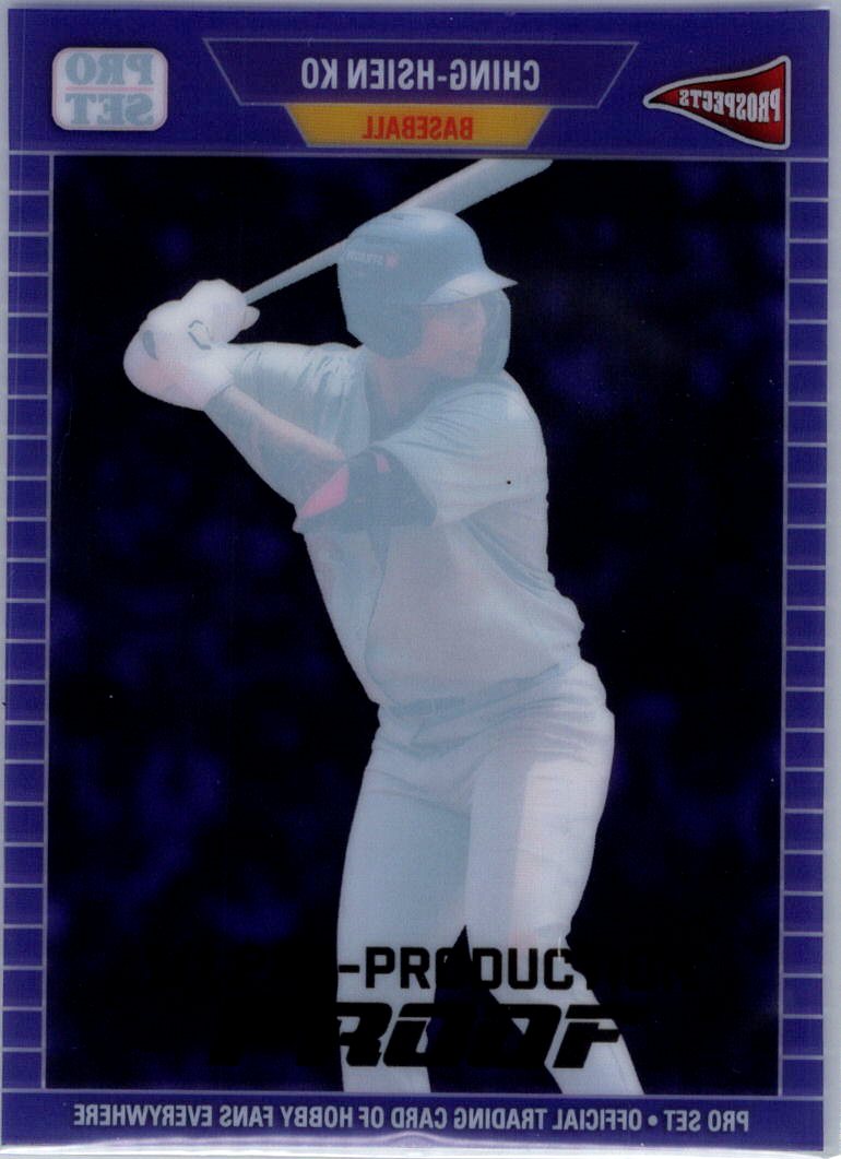 Ching-Hsien Ko Leaf Pro Set See-Through Acetate 11 Pre Production Dodgers