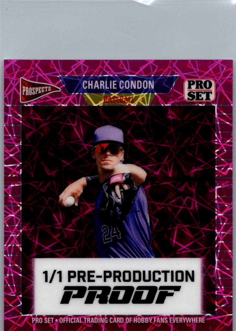Charlie Condon 2026 Leaf Pro Set Pink Mini