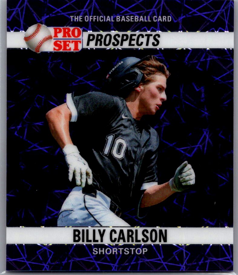 Billy Carlson 2026 Pro Set Purple Mini 1 - Chicago Whitesox