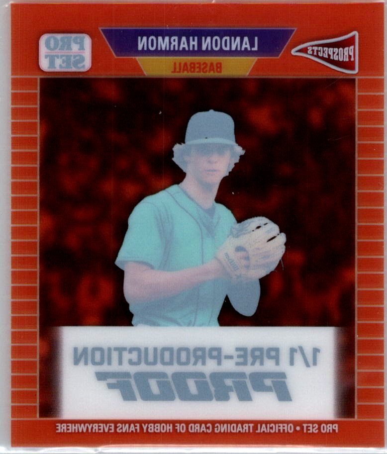 Landon Harmon 2026 Pro Set Orange Acetate Proof