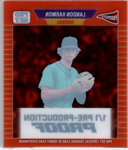 Landon Harmon 2026 Pro Set Orange Acetate Proof