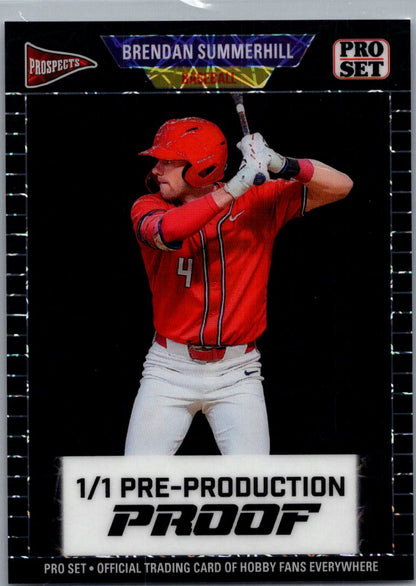 Brendan Summerhill pre-production proof card