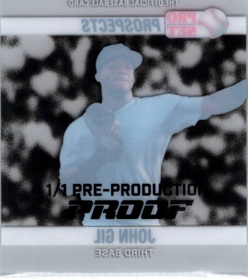 John Gill pre-production proof acetate