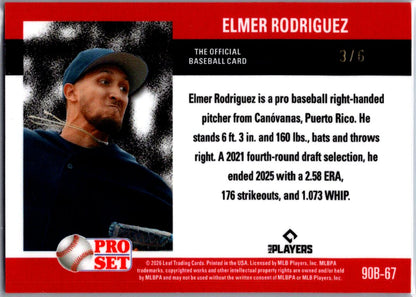 Elmer Rodriguez 2026 Pro Set Pink Prospects Card
