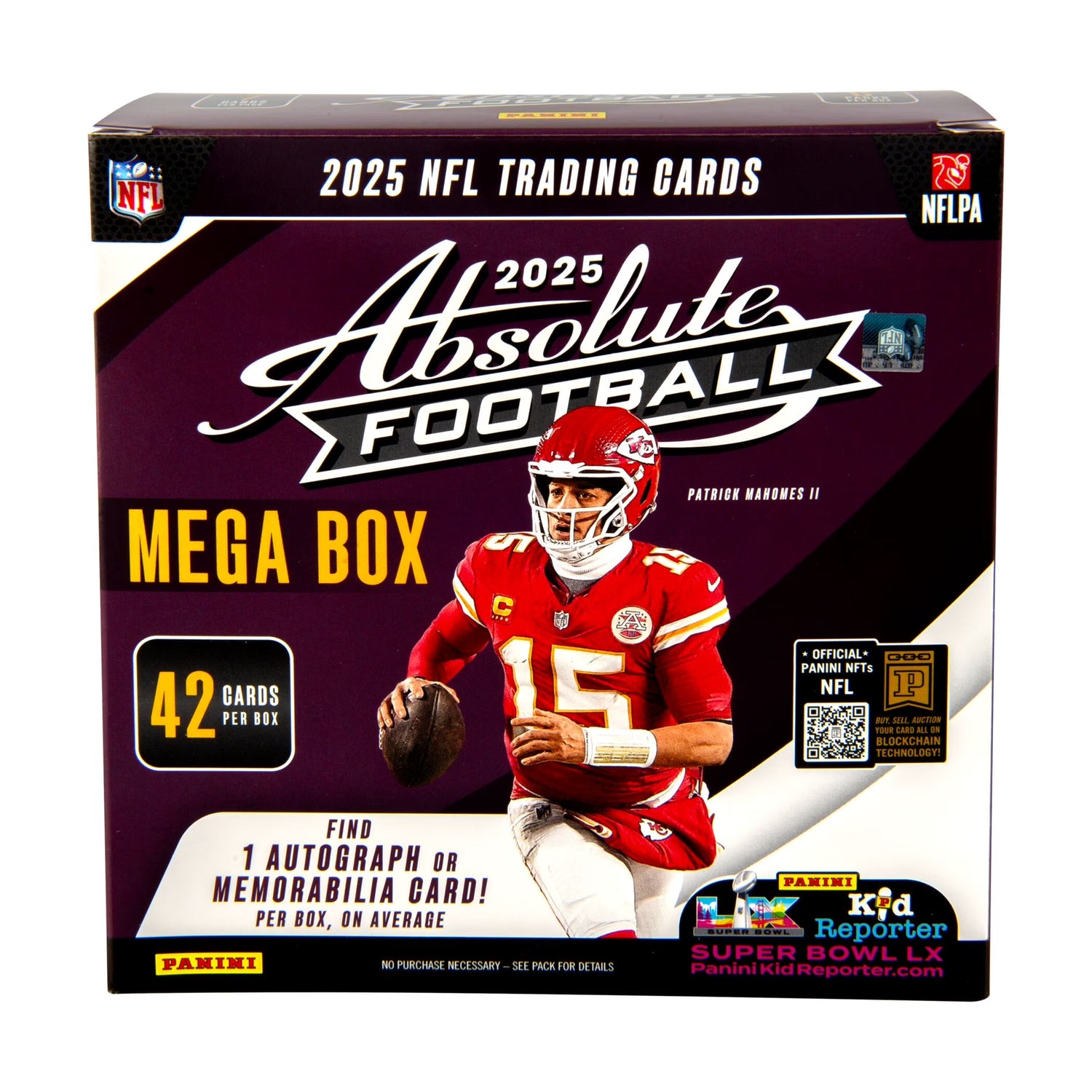 2025  Absolute Football Trading Cards Mega Box